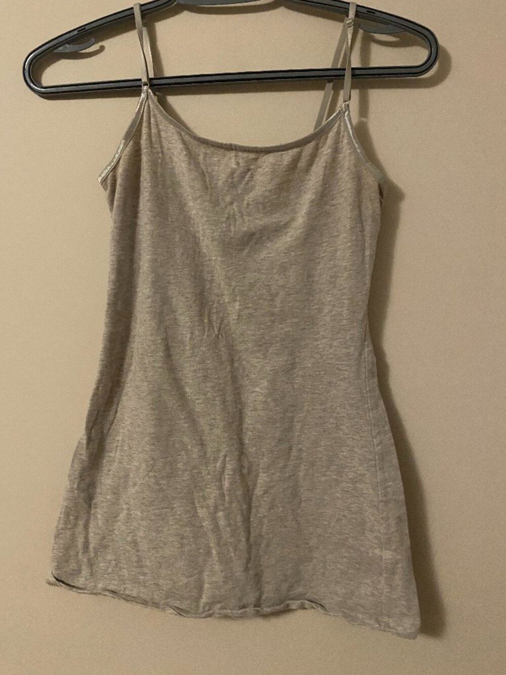 long heather oatmeal tanktop